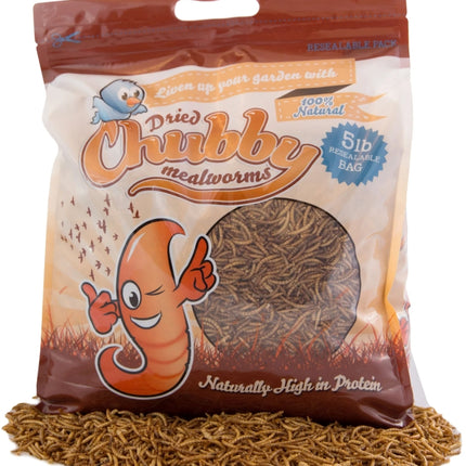 Chubby Dried Mealworms-5 LBS