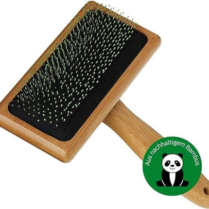 BAMBOO GROOM SLICKER BRUSH LG