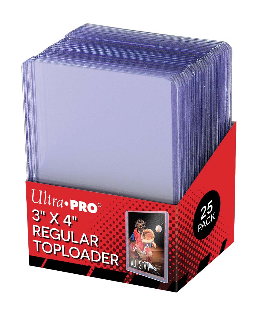 Ultra Pro: 25ct 3" X 4" Clear Regular Toploader