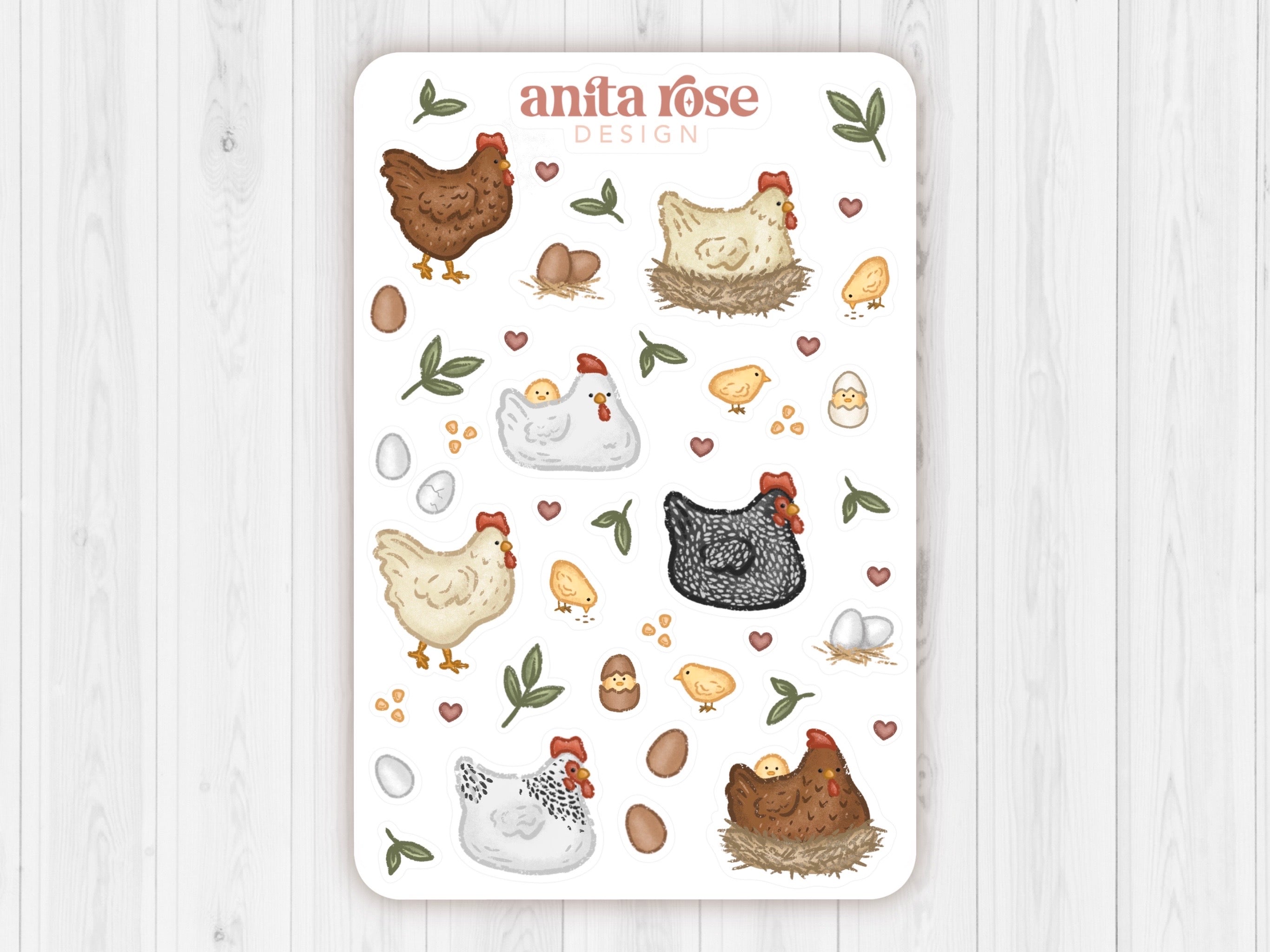 Chicken Coop Sticker Sheet