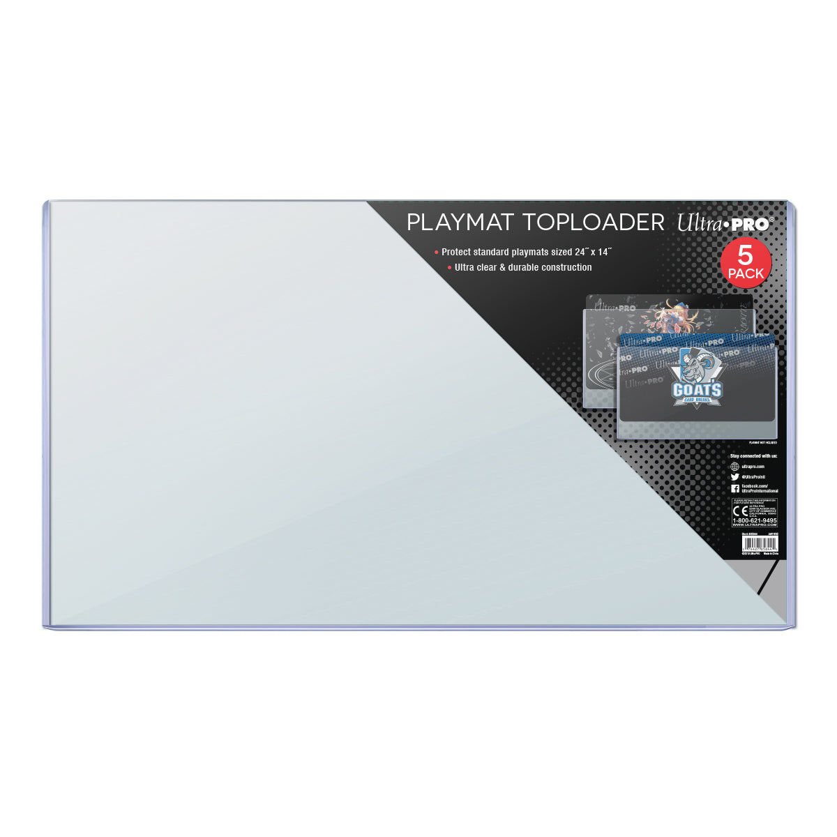 Playmat Toploader 5ct (Local Pickup Only)