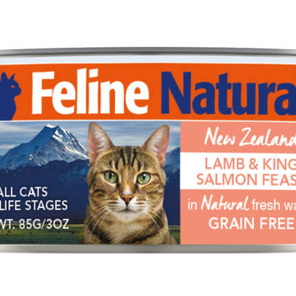 FELINE NATURAL LAMB/SALMON CAT CAN 3OZ