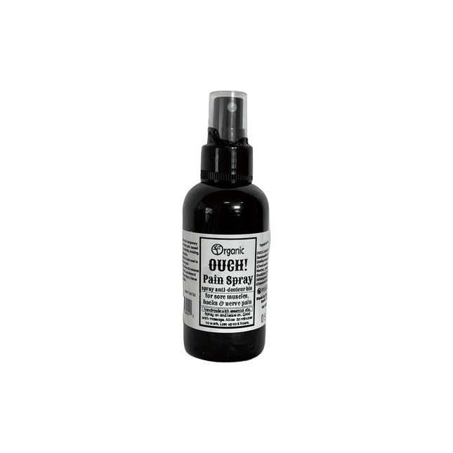 Ouch Liniment Spray. Essential Oil Blend.120ml - Just Simcoe