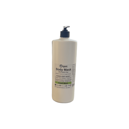 Kaolin Body Mask. Cool Mint. 32oz - Just Simcoe