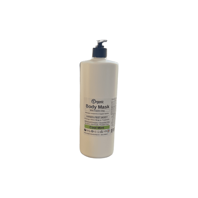 Kaolin Body Mask. Cool Mint. 32oz - Just Simcoe