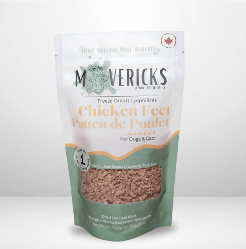 MAVERICKS FD PWD CHICKEN FEET 70G - Just Simcoe