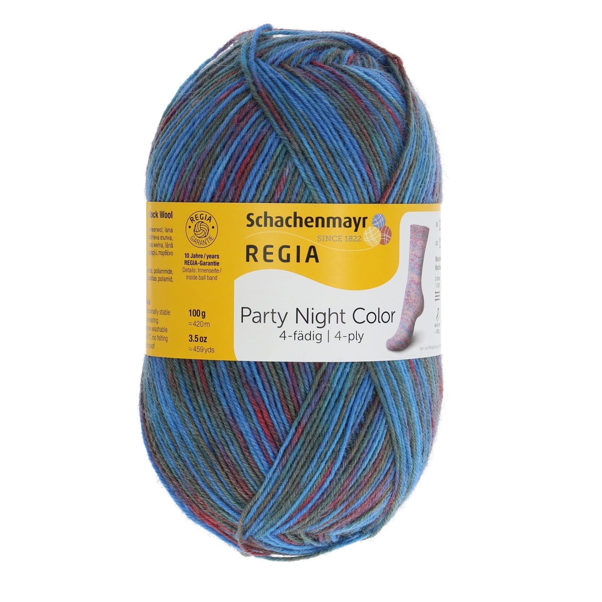 Regia Party Night Color 4-Ply 100g - 1132 Fireworks