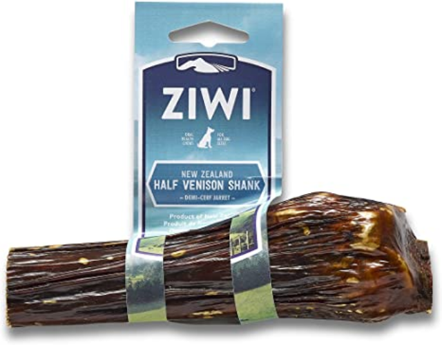 ZIWIPEAK DOG CHEW DEER SHANK BONE HALF