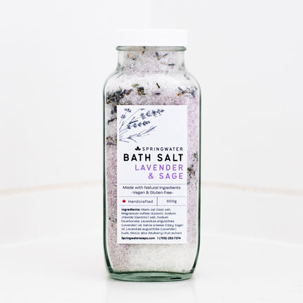 Lavender & Sage Bath Soak - Just Simcoe