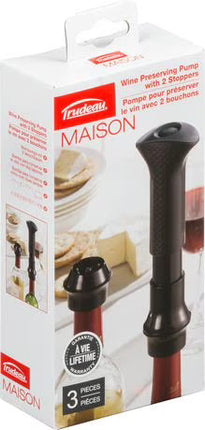 Wine Preserving Pump w/2 stoppers