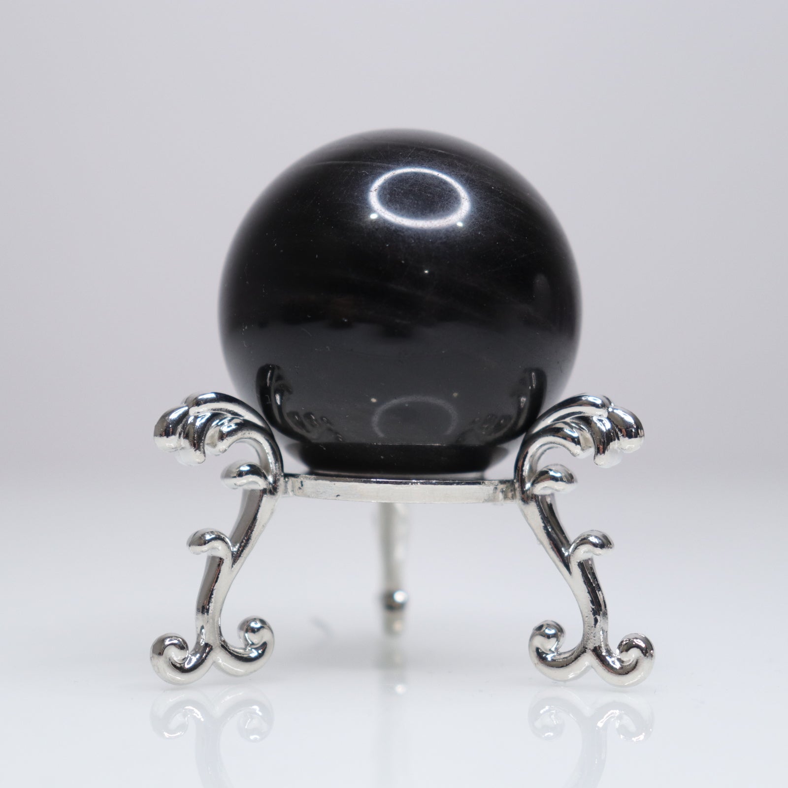 Silver Sheen Obsidian Sphere | 7