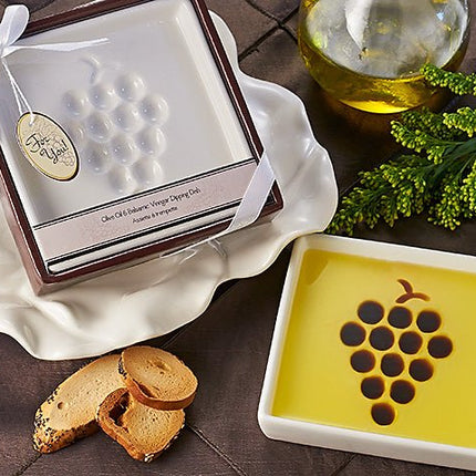 Vineyard Select Oil and Vinegar Dipping Plate - JustSimcoe.ca