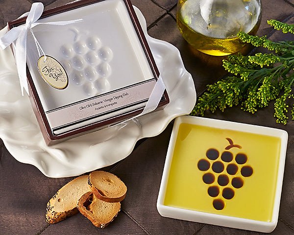 Vineyard Select Oil and Vinegar Dipping Plate - JustSimcoe.ca