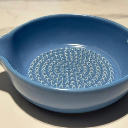Garlic Grater Bowl with Herb Stripper – Horizon Blue - JustSimcoe.ca