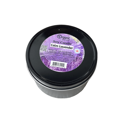 Soy candle. Calm Lavender 8oz - Just Simcoe