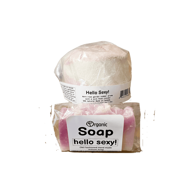 hello sexy! Bath Gift 2pc. Rose spice aroma. - Just Simcoe