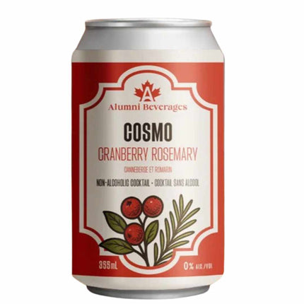 Alumni Beverages Cosmo Cranberry Rosemary Non-Alcoholic Cocktail