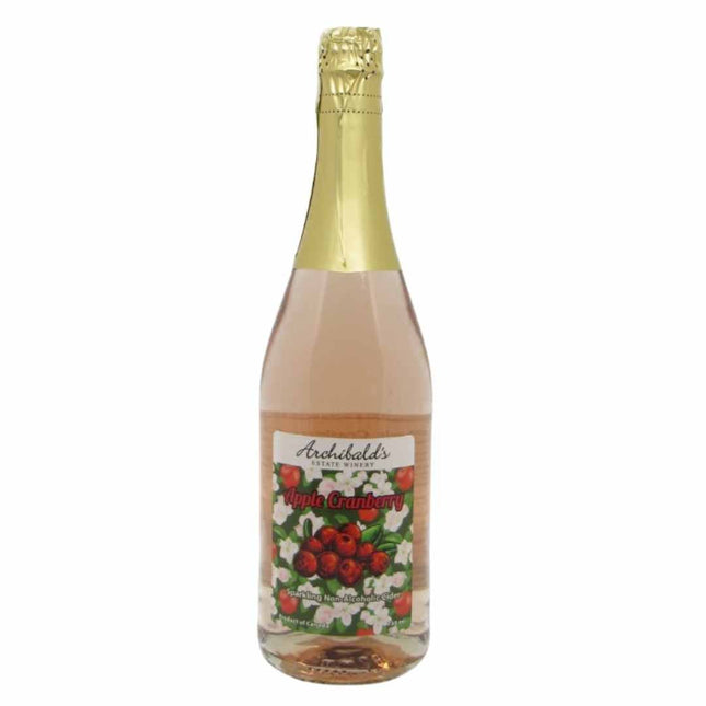 Archibald's Estate Winery Non - Alcoholic Sparkling Apple Cranberry Cider - Just Simcoe