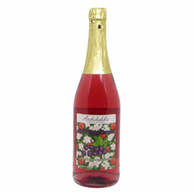 Archibald's Estate Winery Non - Alcoholic Sparkling Apple Black Currant Cider - Just Simcoe