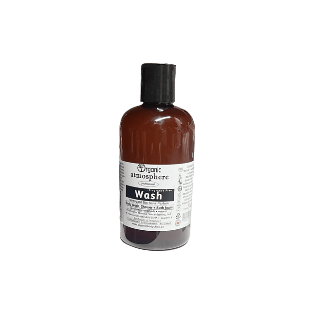 Body Wash. sensitive skin. hydrating.Un - Scented Atmosphere 8oz - Just Simcoe