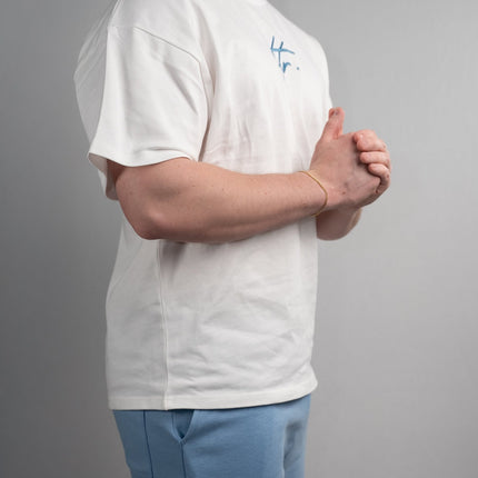 KLTR White Tee Powder Blue - Just Simcoe