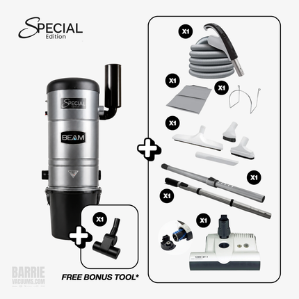 BEAM 215A Central Vacuum + Carpet & Floor Kit - product view 2