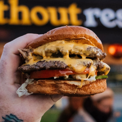 Beef Brisket Smash Burger Patty 4 Pack with Secret Smash Sauce