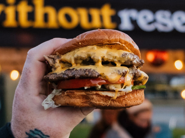 Beef Brisket Smash Burger Patty 4 Pack with Secret Smash Sauce