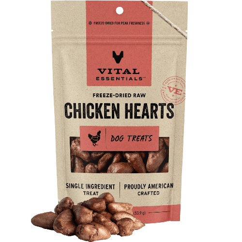 VE DOG FD CHICKEN HEART TREAT 1.9OZ - Just Simcoe