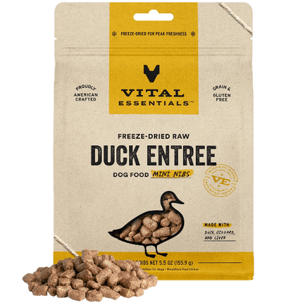 VE DOG FD DUCK MINI NIBS 5.5OZ - Just Simcoe