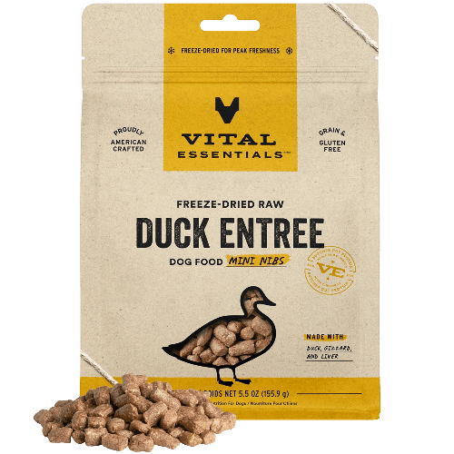 VE DOG FD DUCK MINI NIBS 5.5OZ - Just Simcoe