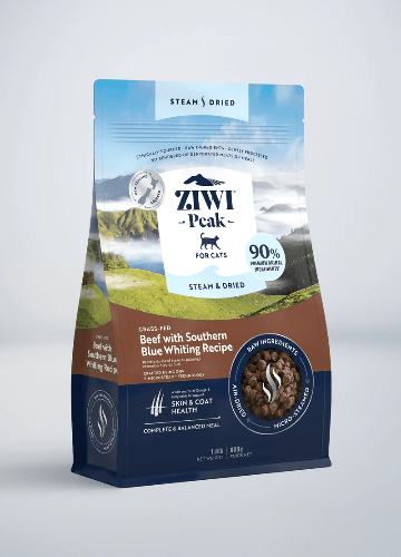 ZIWIPEAK CAT S/D BEEF/BLUE WHITING 800G - Just Simcoe
