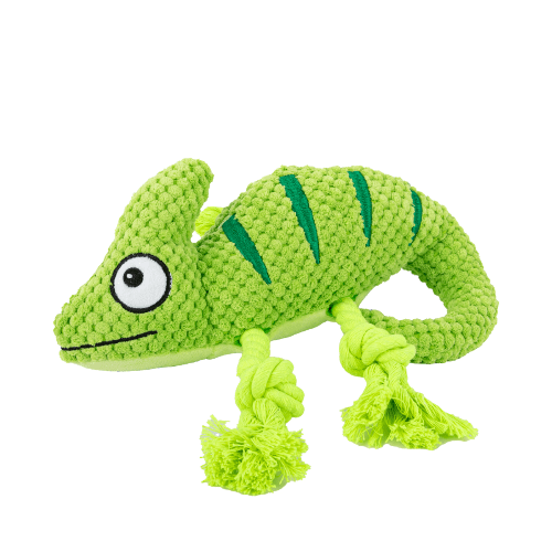 BROOKBRAND CHAMELEON ROPE SQK TOY GRN - Just Simcoe