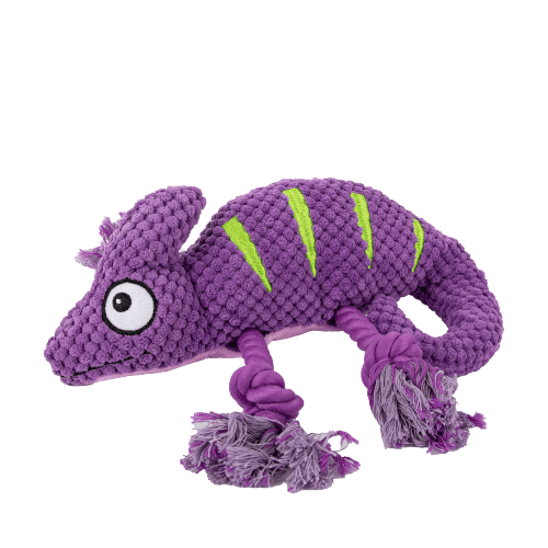 BROOKBRAND CHAMELEON ROPE SQK TOY PURP - Just Simcoe
