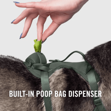 CAN POOCH EVERY HARNESS W/DISP GRN MED - Just Simcoe