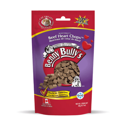 BENNY BULLYS BEEF HEART CHOPS CAT 20G - Just Simcoe