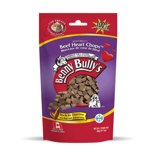 BENNY BULLYS BEEF HEART CHOPS CAT 20G - Just Simcoe