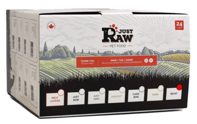 JUST RAW BEAST COMBO 24LB - Just Simcoe