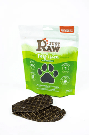 JUST RAW DEHY BEEF LIVER 114G - Just Simcoe