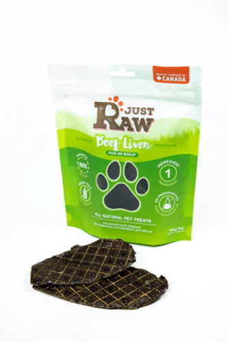 JUST RAW DEHY BEEF LIVER 114G - Just Simcoe