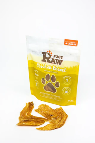 JUST RAW DEHY CHICKEN BREAST 85G