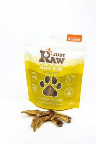 JUST RAW DEHY DUCK FEET 142G - Just Simcoe