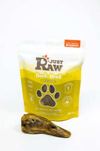 JUST RAW DEHY DUCK HEADS 125G - Just Simcoe