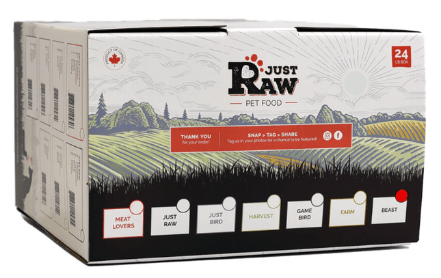 JUST RAW PURE BEAST COMBO 24LB - Just Simcoe