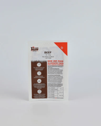 JUST RAW PURE BEEF 6LB - Just Simcoe