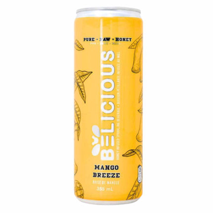 Belicious Non - Alcoholic Mango Breeze Sparkling Beverage - Just Simcoe