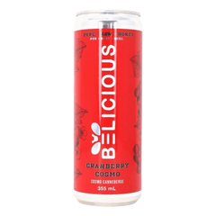 Belicious Cranberry Cosmo Raw Honey Sparkling Beverage - Just Simcoe