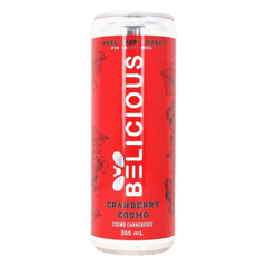 Belicious Cranberry Cosmo Raw Honey Sparkling Beverage - Just Simcoe