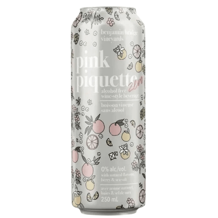 Benjamin Bridge Pink Piquette Zero Non - Alcoholic Wine - Style Beverage - Just Simcoe