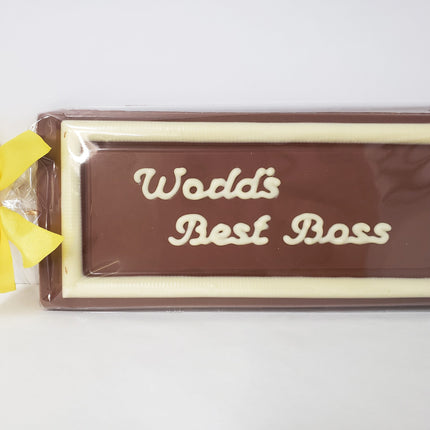 World's Best Boss Plaque